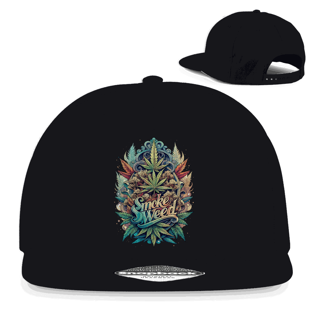 Snapback Rapper Cap - Smoke Weed | Division420®