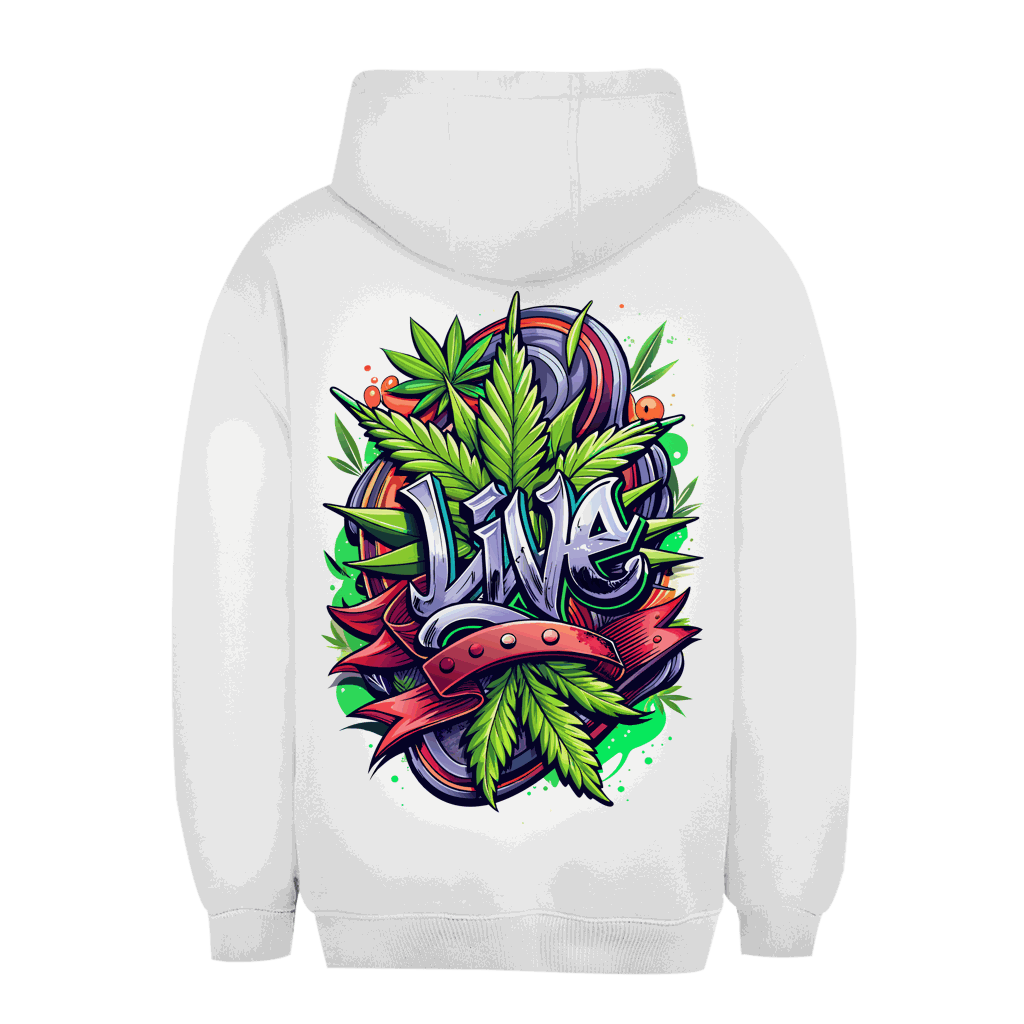 Unisex Oversize Hoodie von Division420 in urbanem Stil mit Kapuze und Kängurutasche