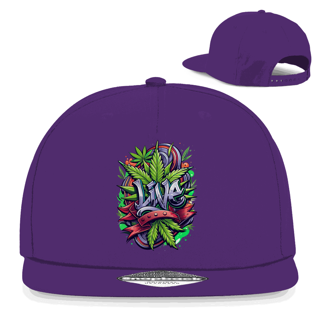 Snapback Rapper Cap - Live | Division420®