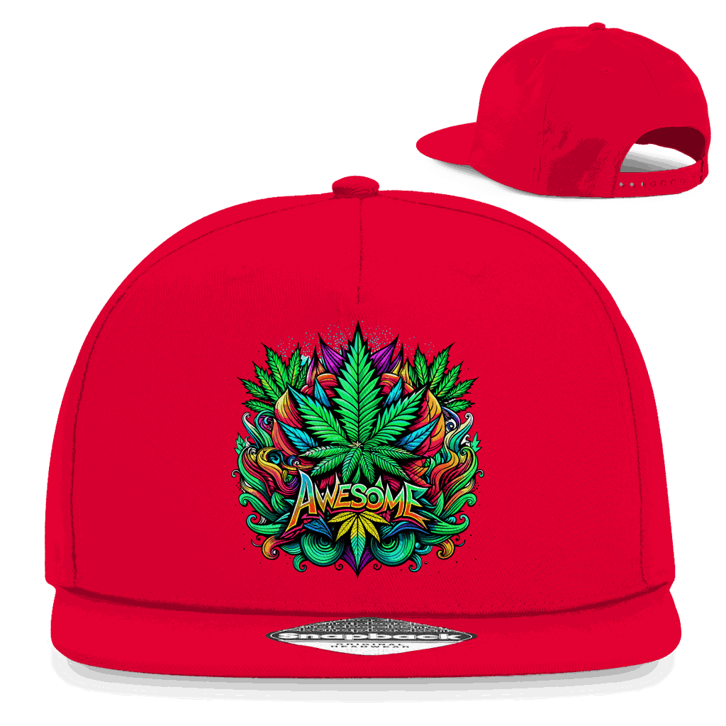 Division420 Snapback Cap Awesome im urbanen 5-Panel-Rapper-Style
