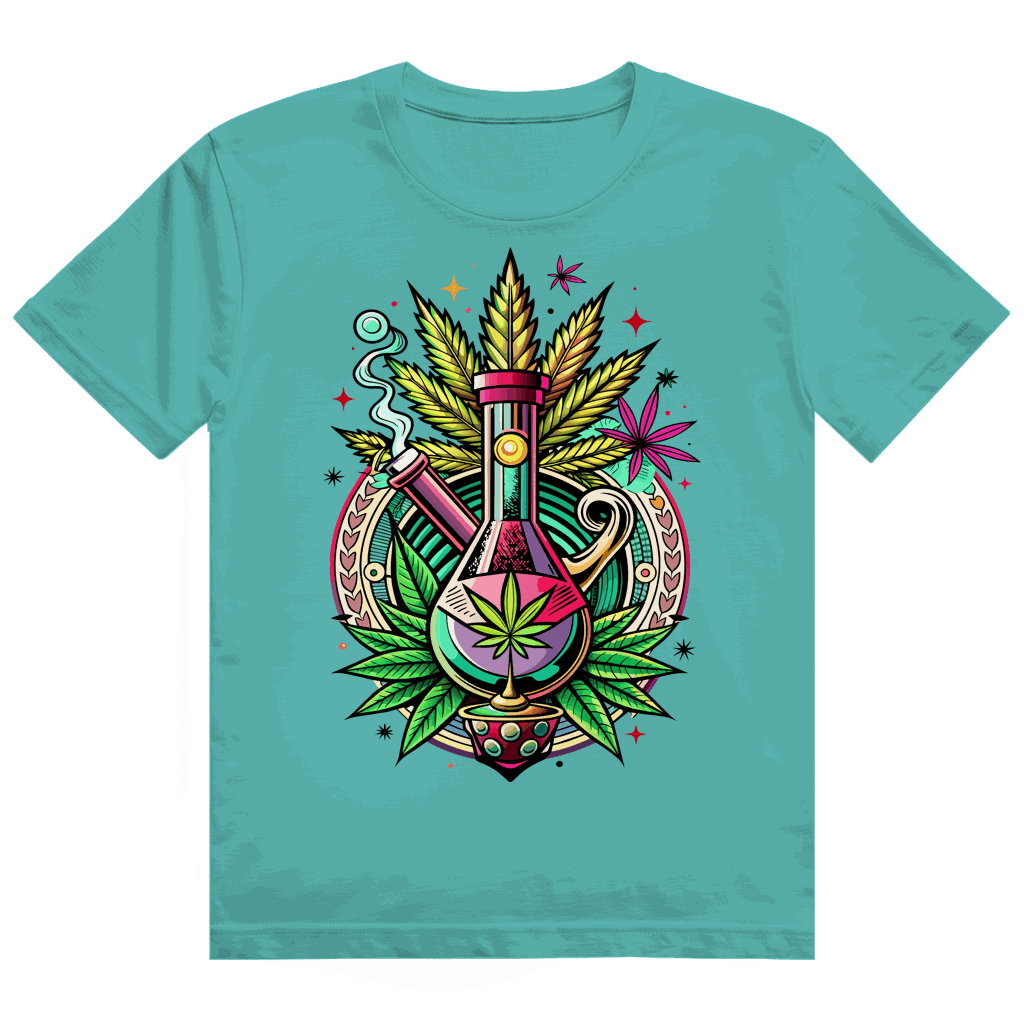 Heavy Cotton T-Shirt - Smoking Bong | Division420®