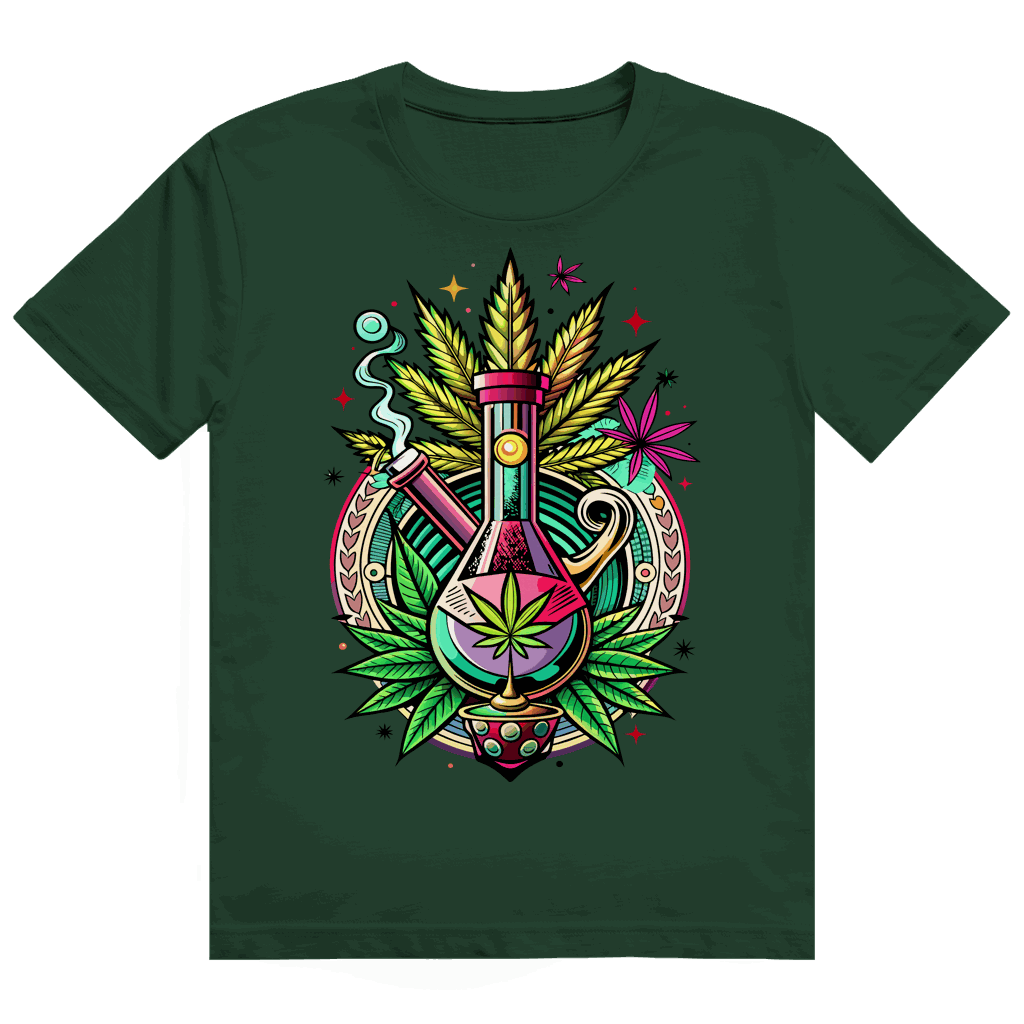 Heavy Cotton T-Shirt - Smoking Bong | Division420®