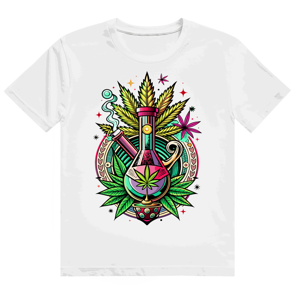 Heavy Cotton T-Shirt - Smoking Bong | Division420®