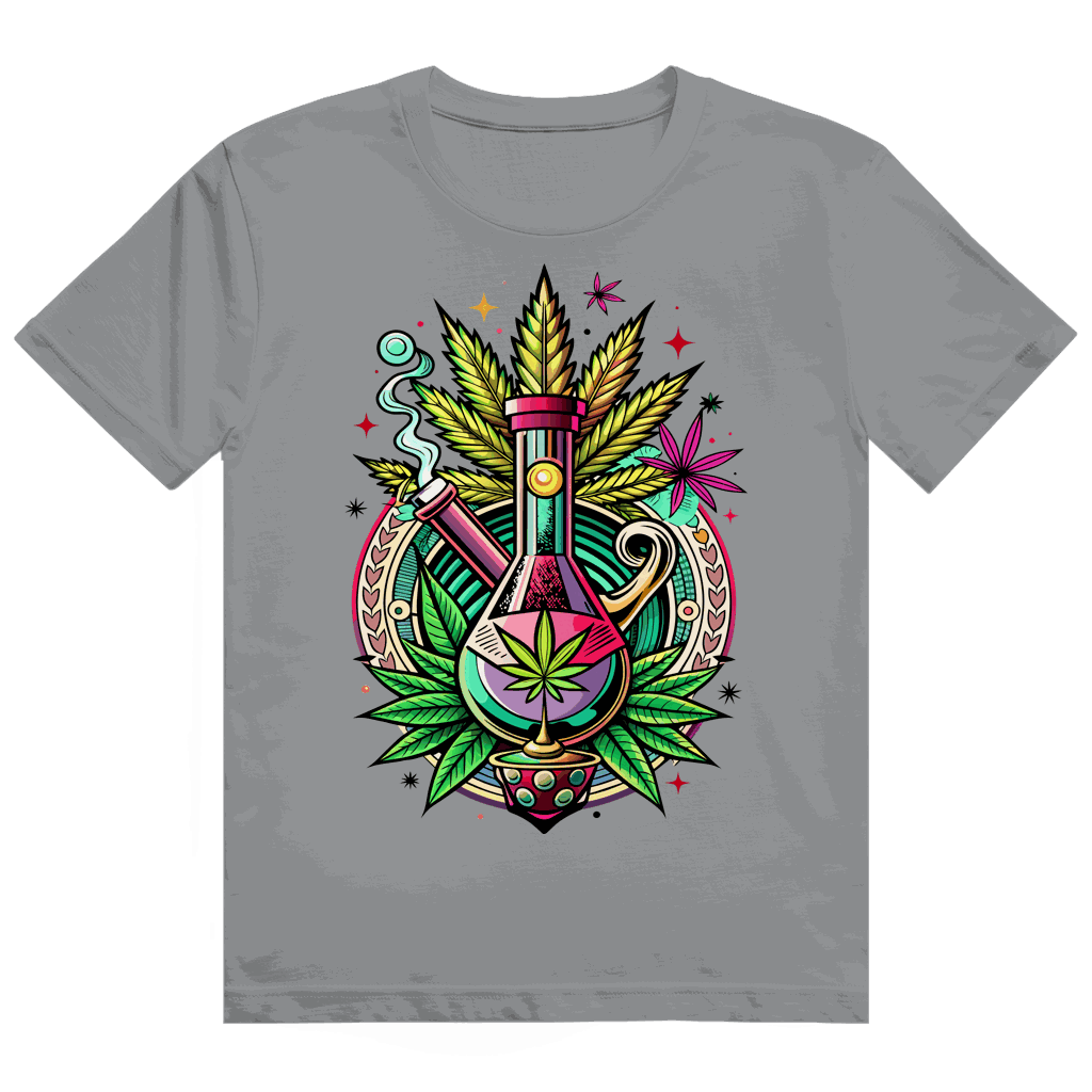 Heavy Cotton T-Shirt - Smoking Bong | Division420®