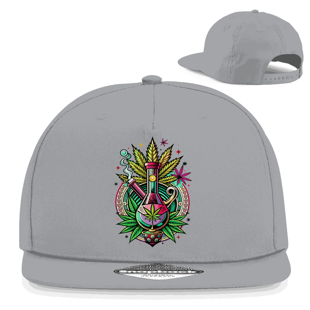 Snapback Rapper Cap - Smoking Bong | Division420®
