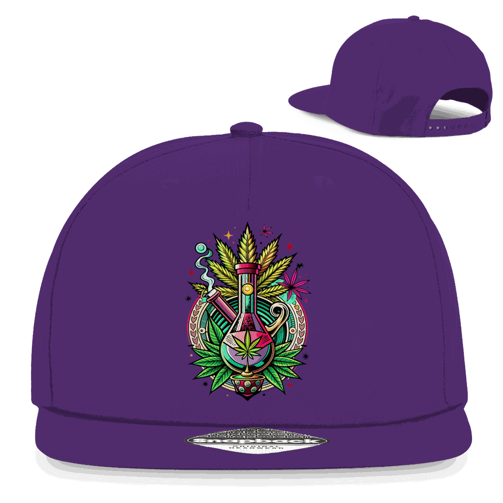 Snapback Rapper Cap - Smoking Bong | Division420®