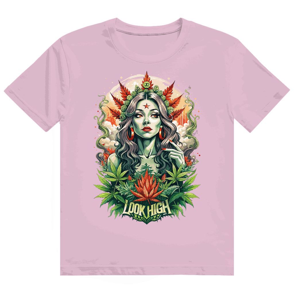 Heavy Cotton T-Shirt - Look High Girl | Division420®