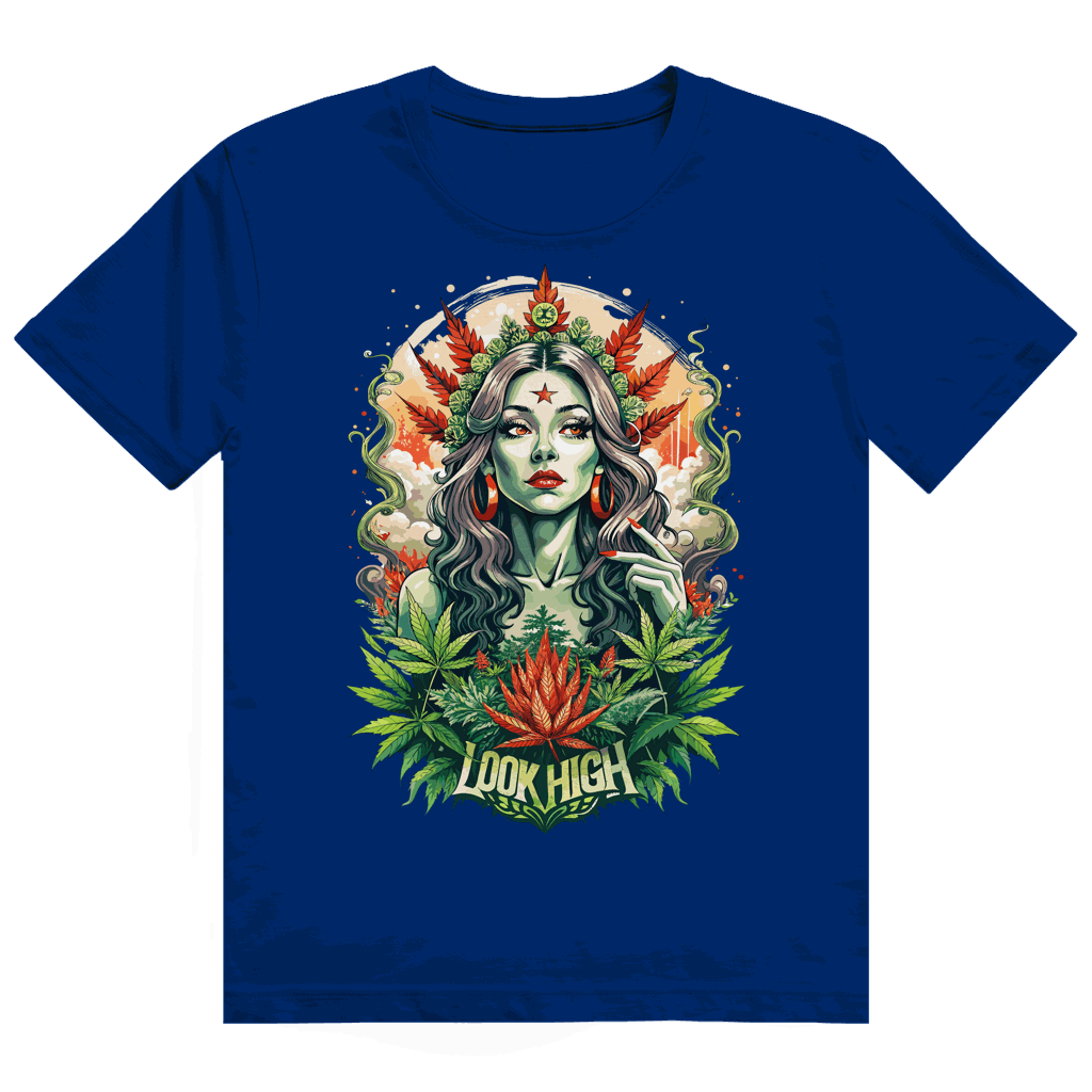 Heavy Cotton T-Shirt - Look High Girl | Division420®