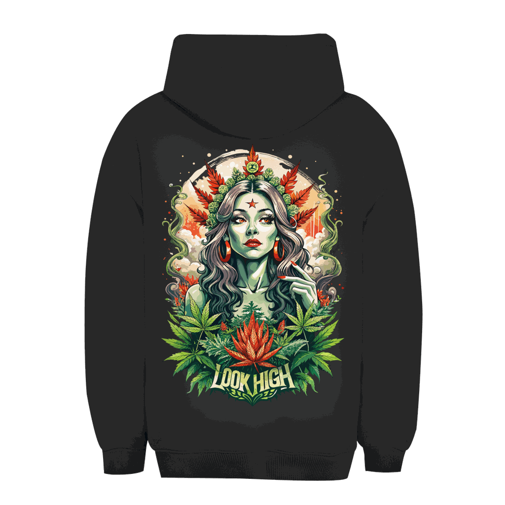 Unisex Oversize Hoodie - Look High Girl | Division420®