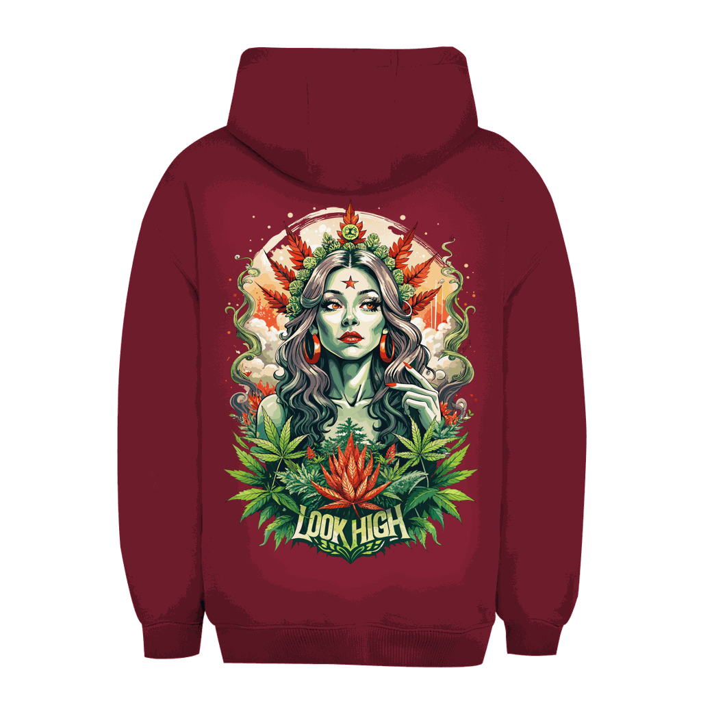 Unisex Oversize Hoodie - Look High Girl | Division420®