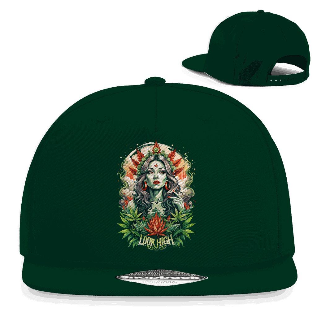 Snapback Rapper Cap - Look High Girl | Division420®