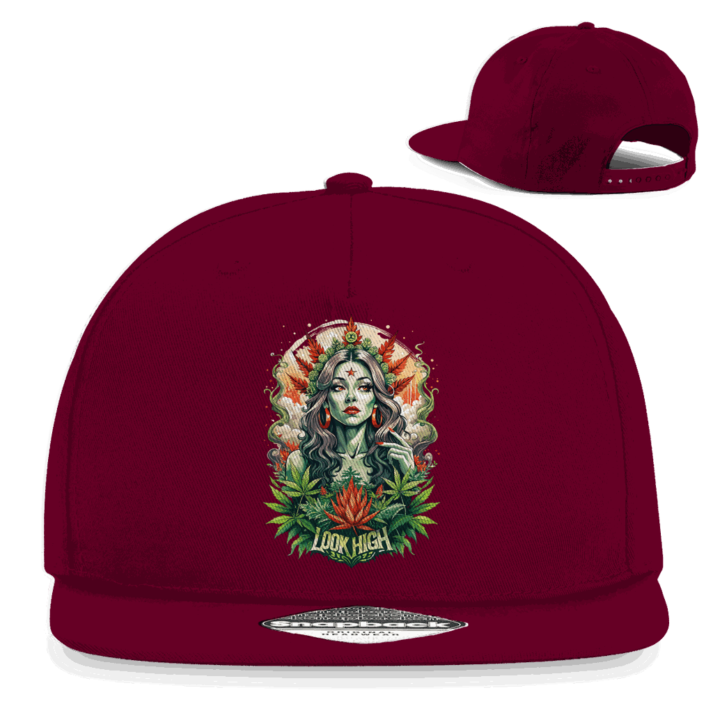 Snapback Rapper Cap - Look High Girl | Division420®