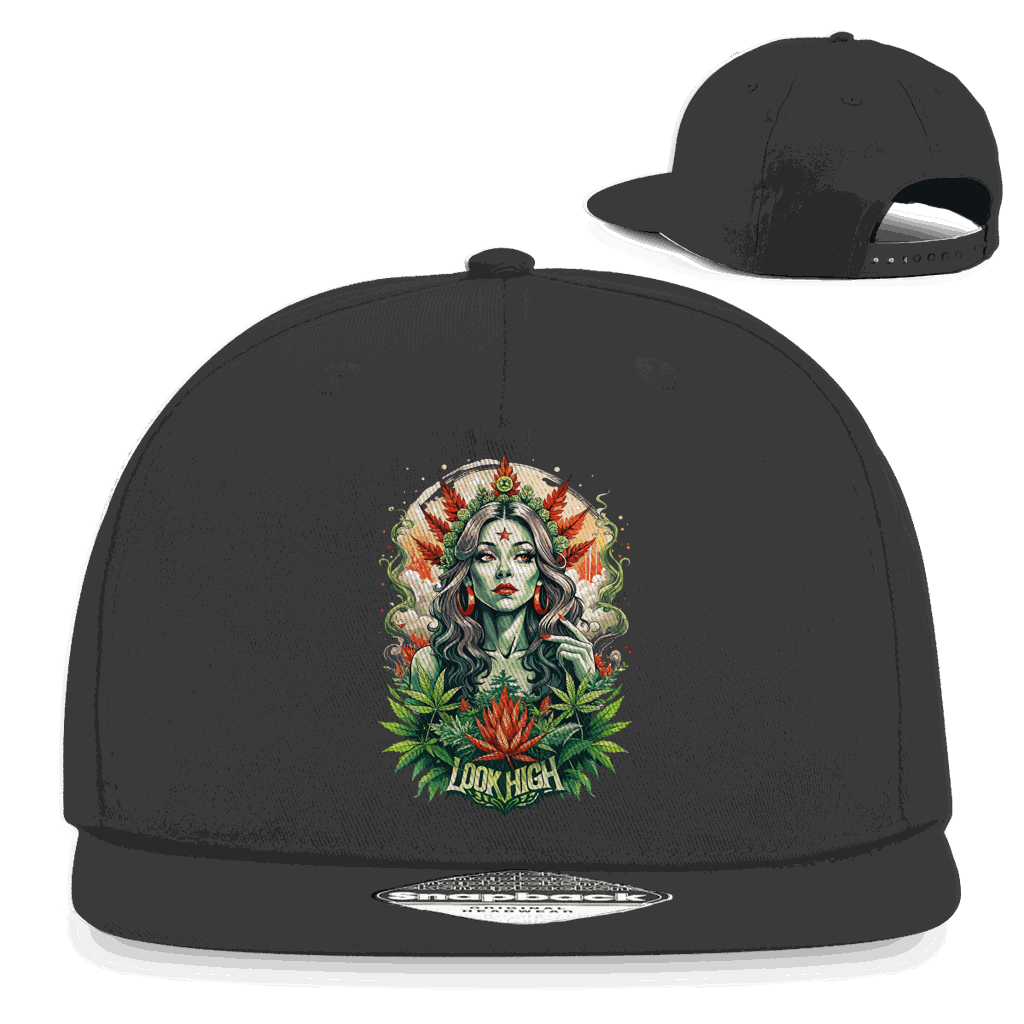 Snapback Rapper Cap - Look High Girl | Division420®