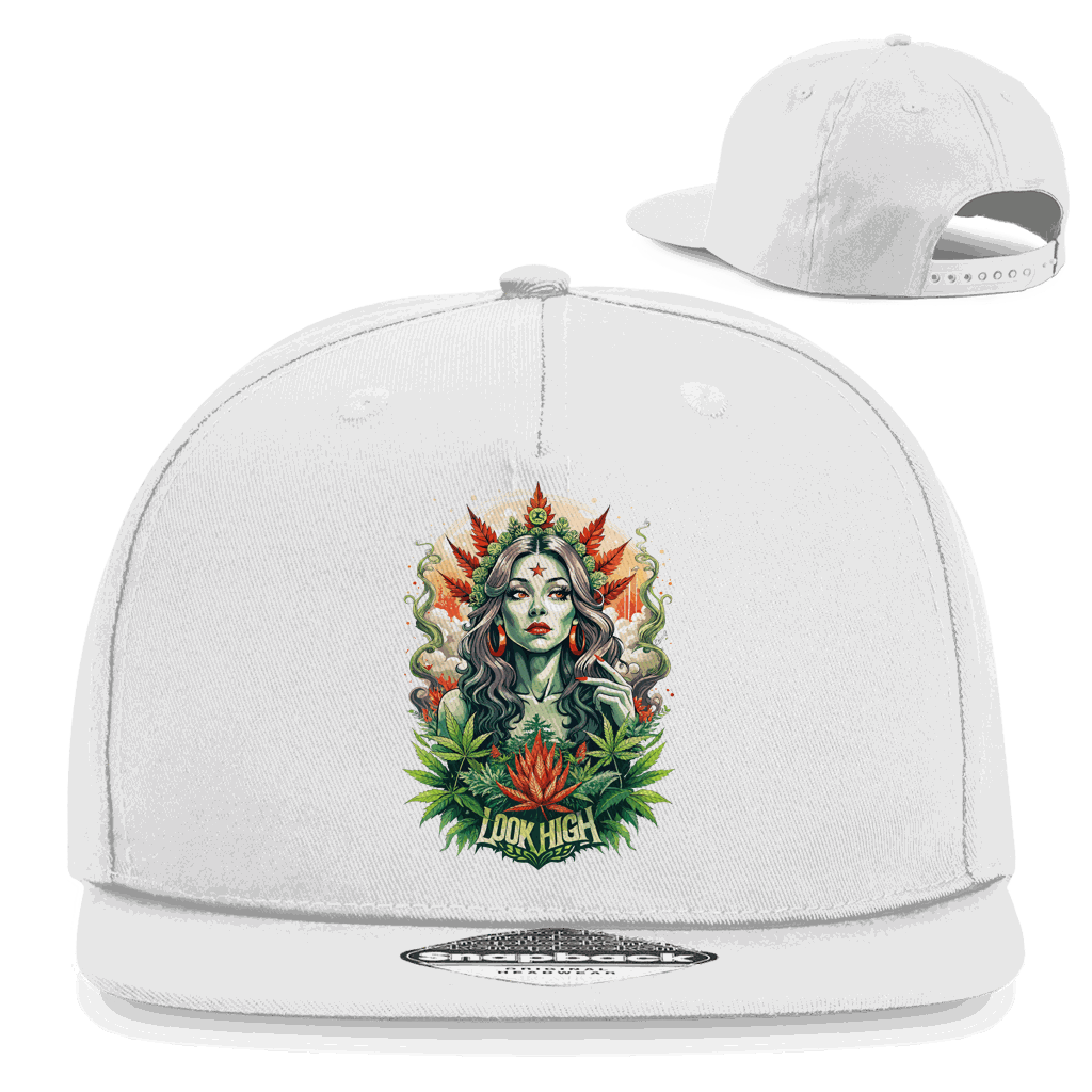 Division420 Snapback Cap Look High Girl 5-Panel Baumwolle Streetwear Style