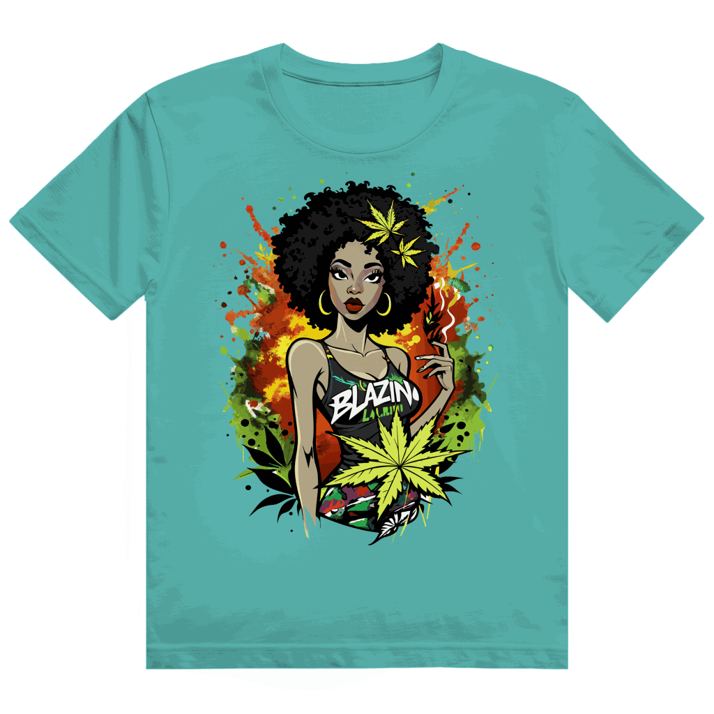 Heavy Cotton T-Shirt - Blazing Girl | Division420®