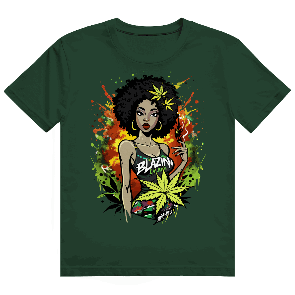 Heavy Cotton T-Shirt - Blazing Girl | Division420®