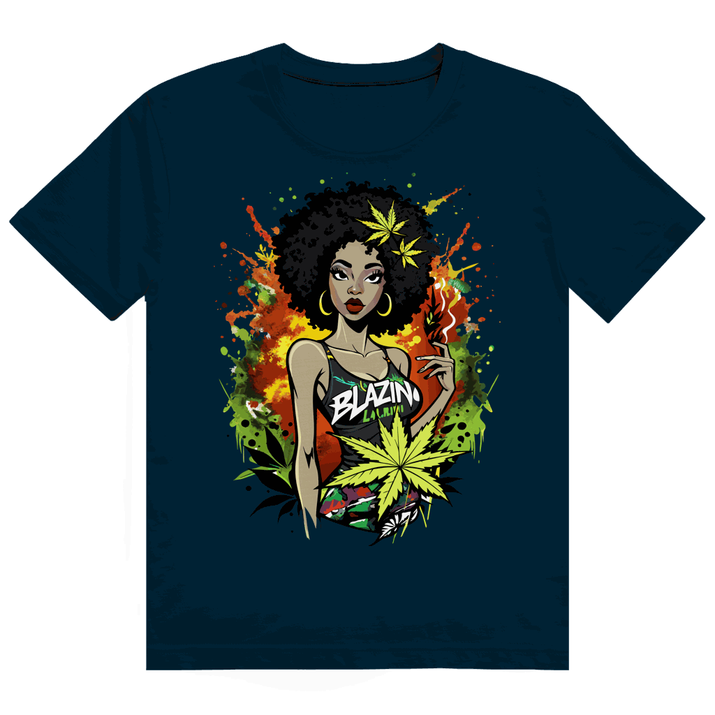 Heavy Cotton T-Shirt - Blazing Girl | Division420®