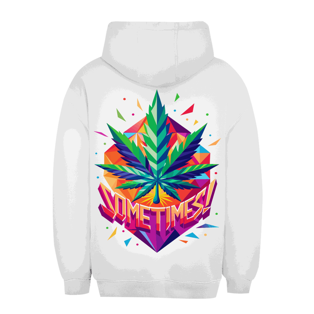 Unisex Oversize Hoodie size chart showing measurements for Division420 garment