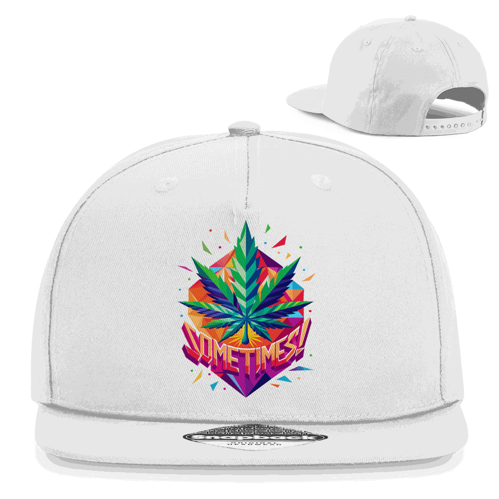 Division420 Snapback Cap Sometimes aus Baumwoll-Twill im urbanen 5-Panel-Design