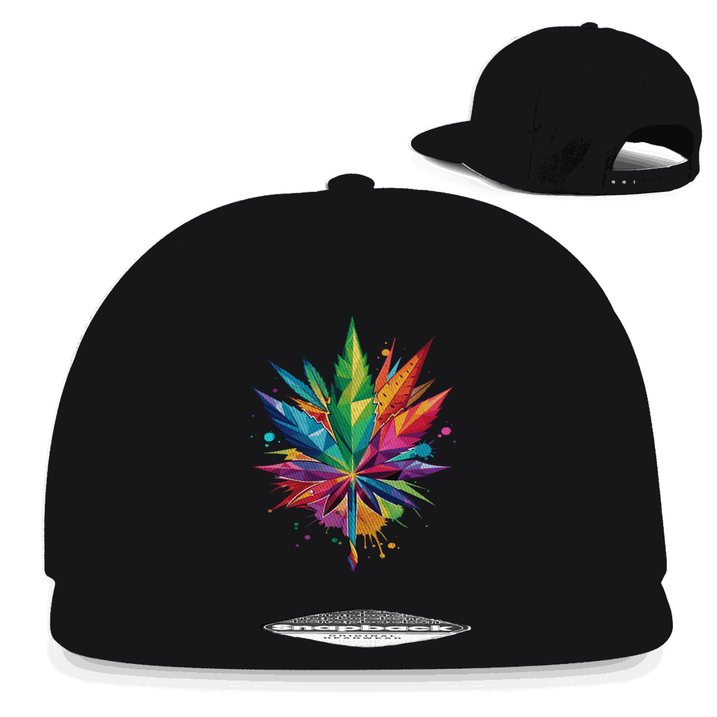 Snapback Rapper Cap - Leaf Art | Division420®