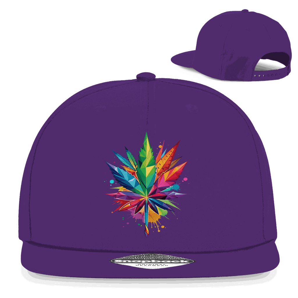 Snapback Rapper Cap - Leaf Art | Division420®