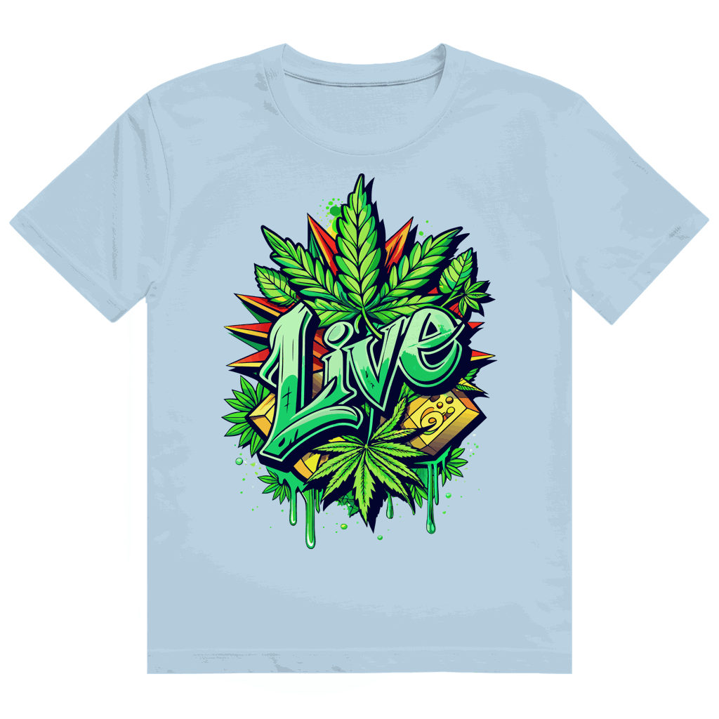 Heavy Cotton T-Shirt - Weed Live | Division420®