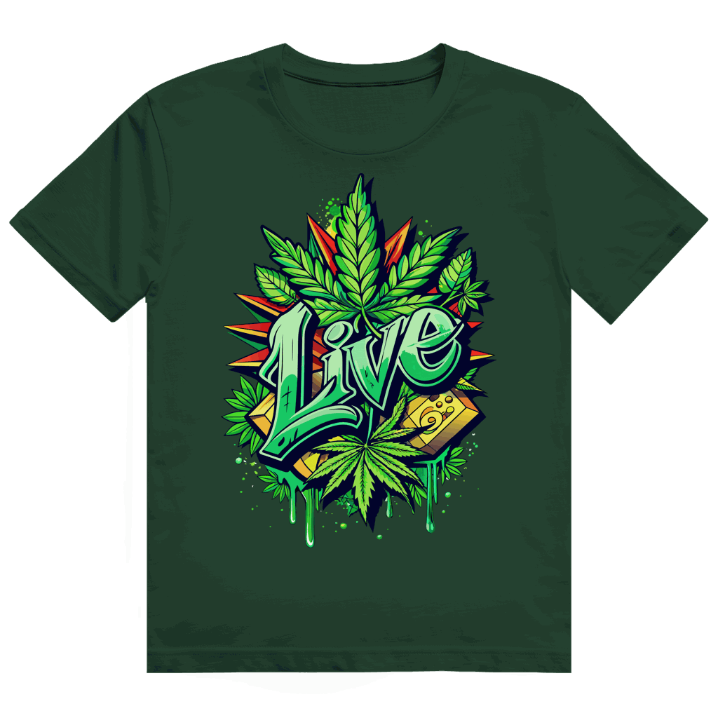 Heavy Cotton T-Shirt - Weed Live | Division420®