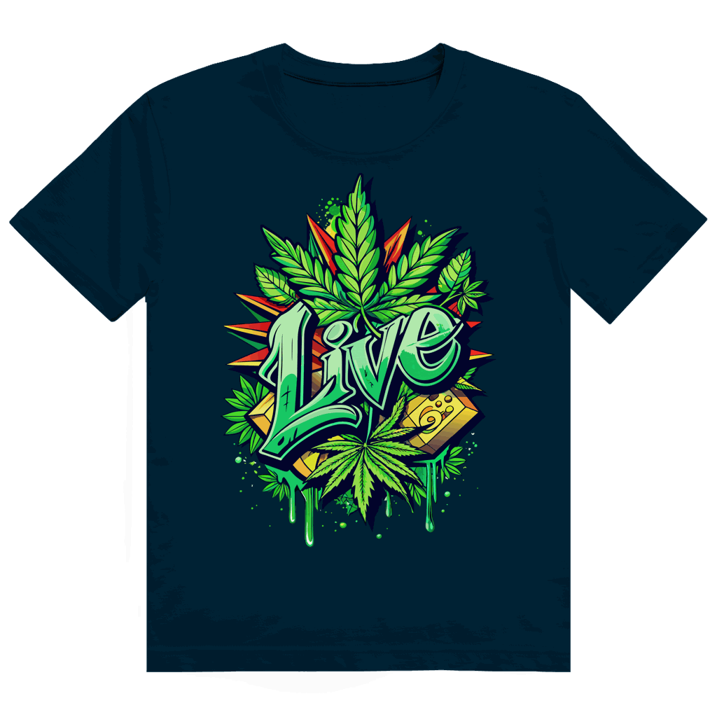 Heavy Cotton T-Shirt - Weed Live | Division420®