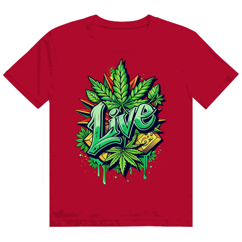 Heavy Cotton T-Shirt - Weed Live | Division420®
