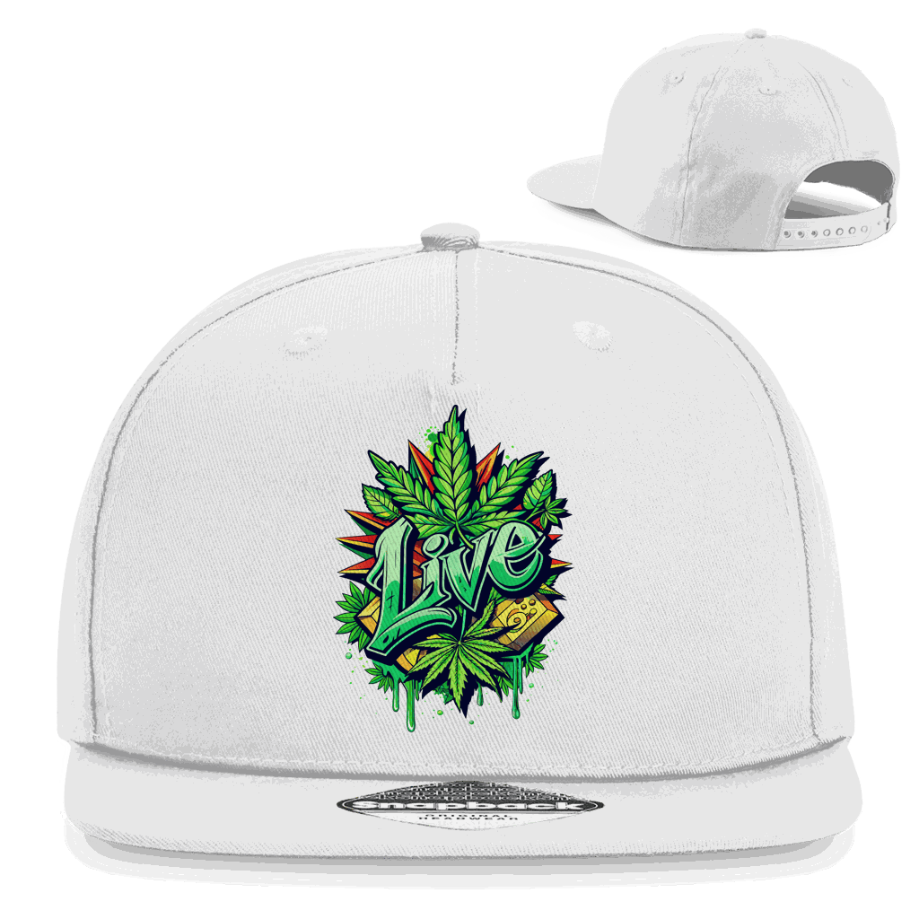 Snapback Rapper Cap - Weed Live | Division420®