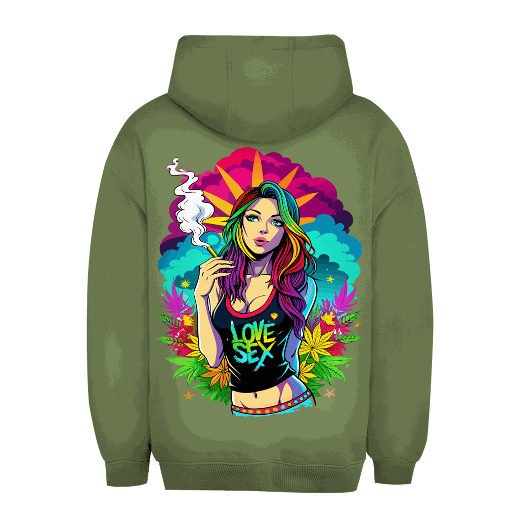 Unisex Oversize Hoodie - Love Girl | Division420®