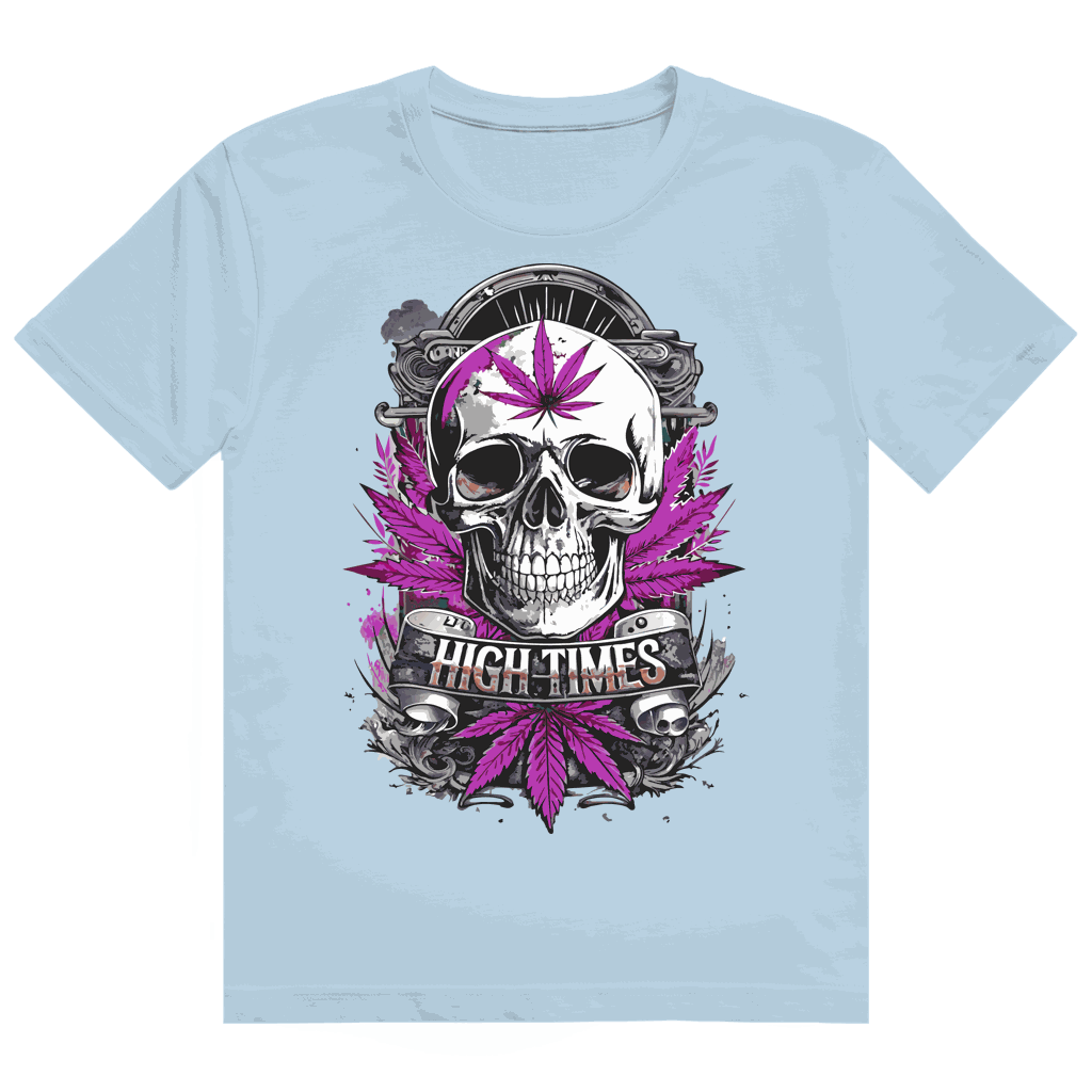 Heavy Cotton T-Shirt - High Times Skull | Division420®