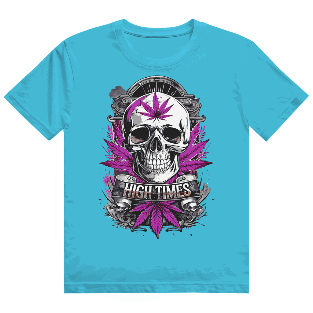 Heavy Cotton T-Shirt - High Times Skull | Division420®
