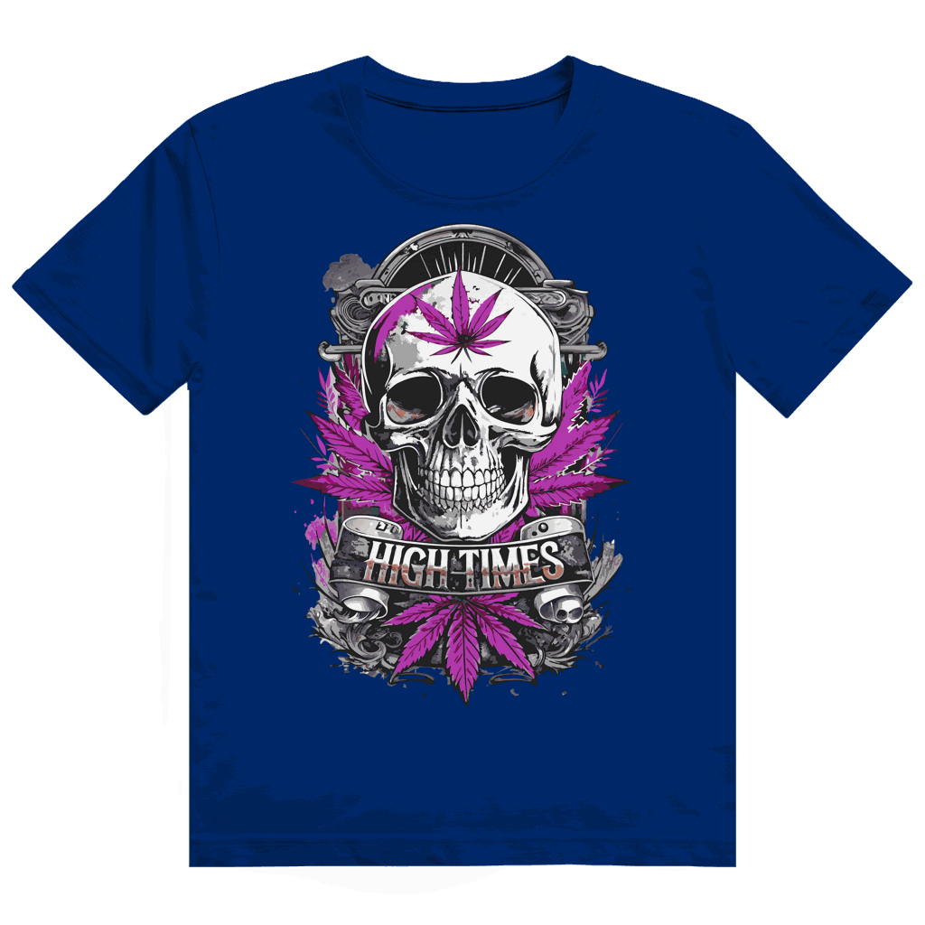 Heavy Cotton T-Shirt - High Times Skull | Division420®