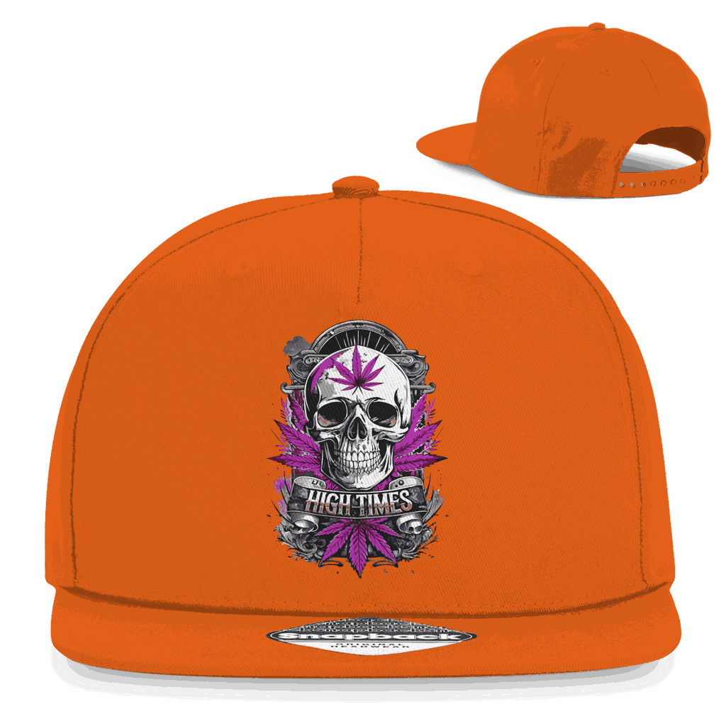 Snapback Rapper Cap - High Times Skull | Division420®
