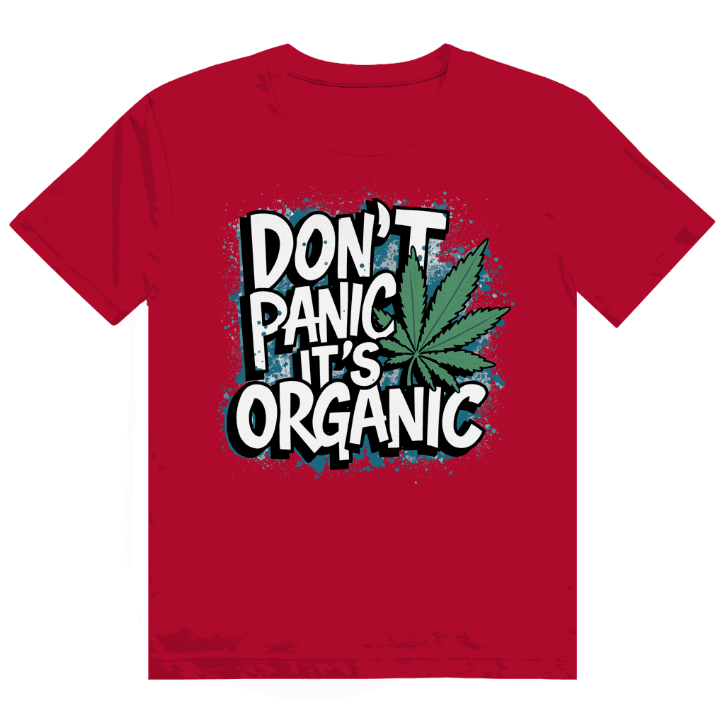 Heavy Cotton T-Shirt - Dont Panik its Organic | Division420®