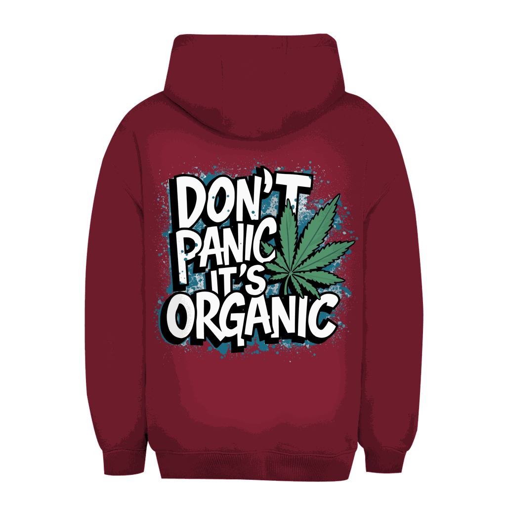 Unisex Oversize Hoodie - Dont Panik its Organic | Division420®