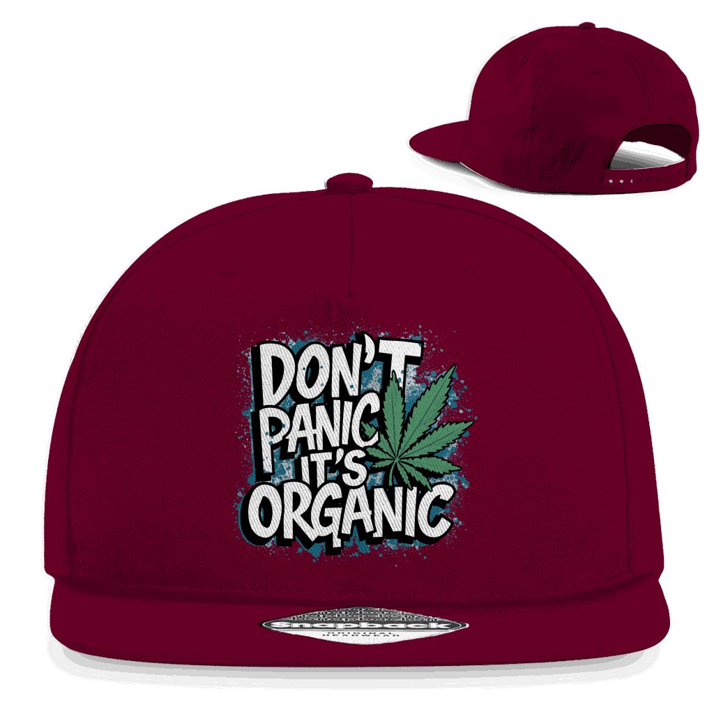 Snapback Rapper Cap - Dont Panik its Organic | Division420®