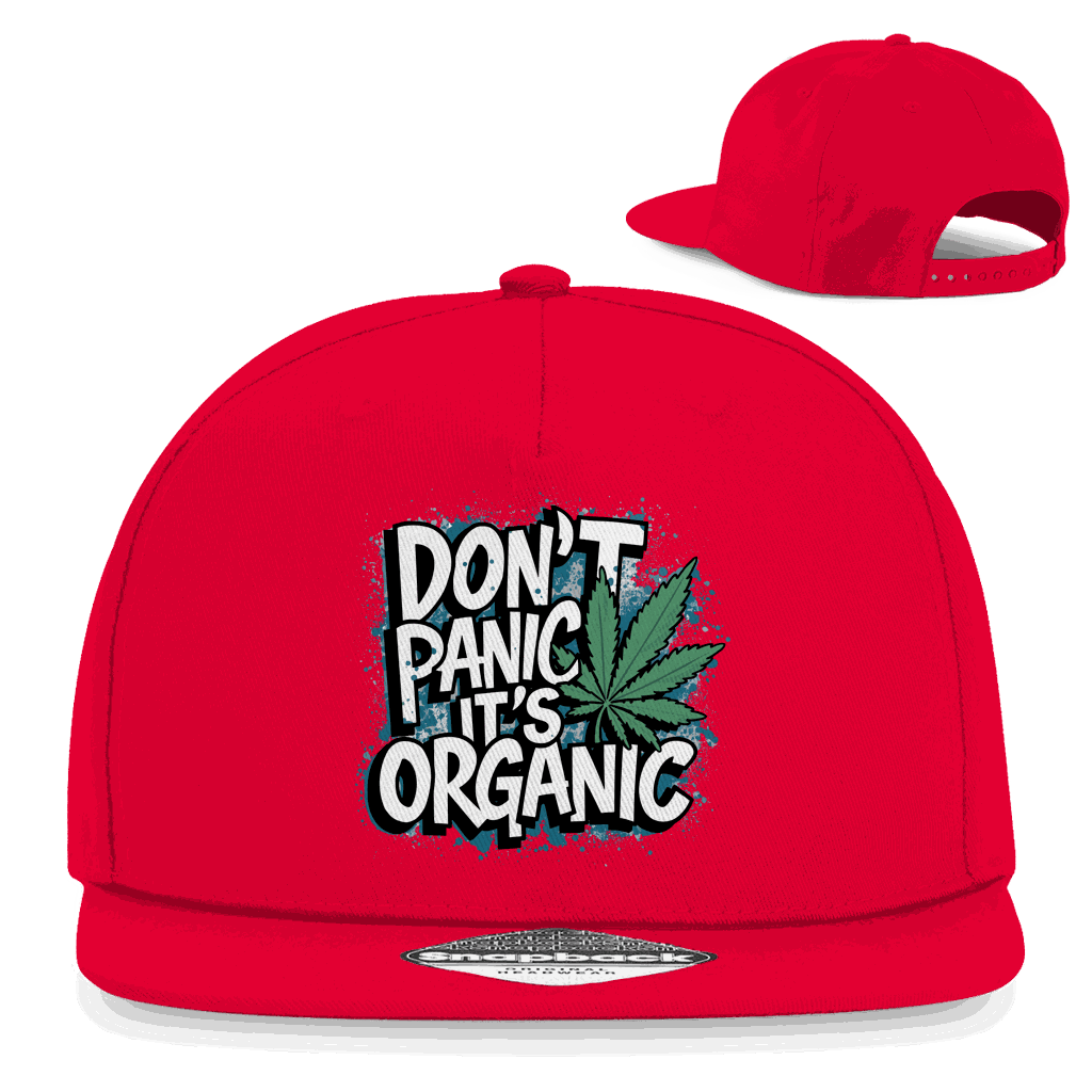 Snapback Rapper Cap - Dont Panik its Organic | Division420®