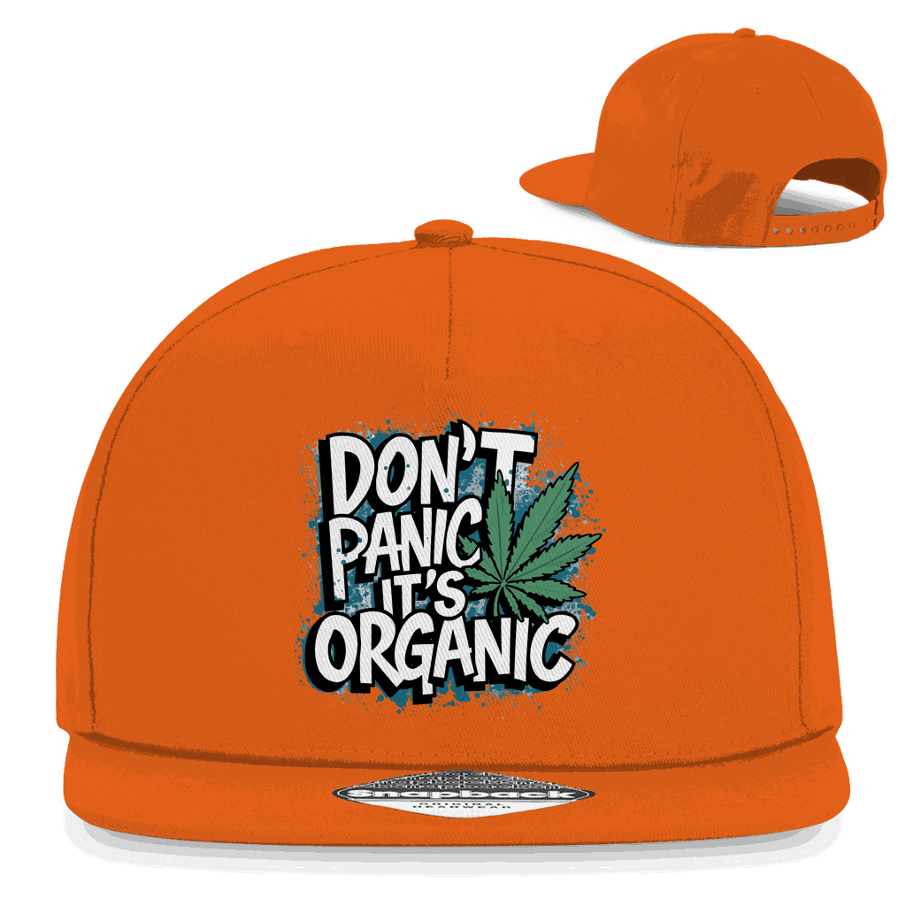 Snapback Rapper Cap - Dont Panik its Organic | Division420®