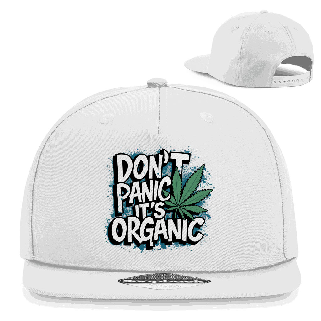 Snapback Rapper Cap - Dont Panik its Organic | Division420®