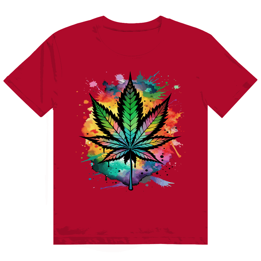 Heavy Cotton T-Shirt - Colorful Leaf | Division420®