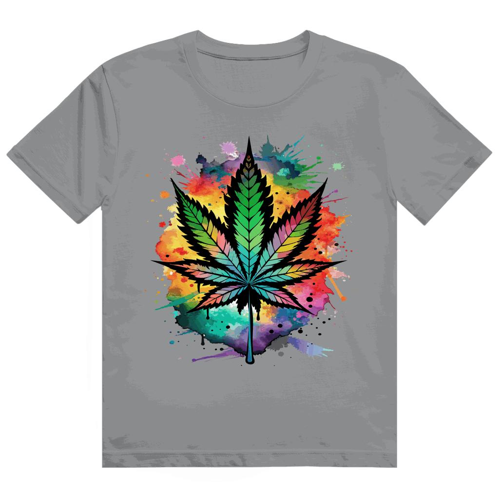 Heavy Cotton T-Shirt - Colorful Leaf | Division420®