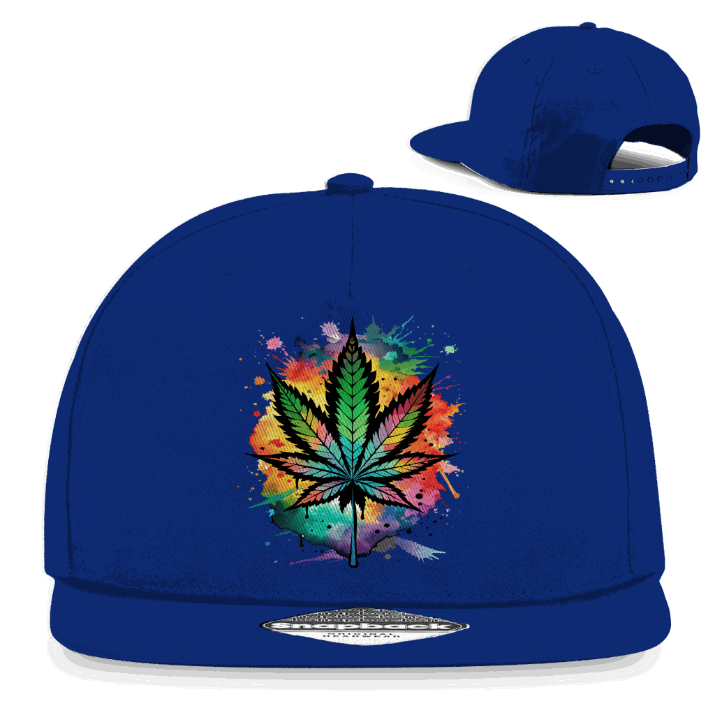 Snapback Rapper Cap - Colorful Leaf | Division420®