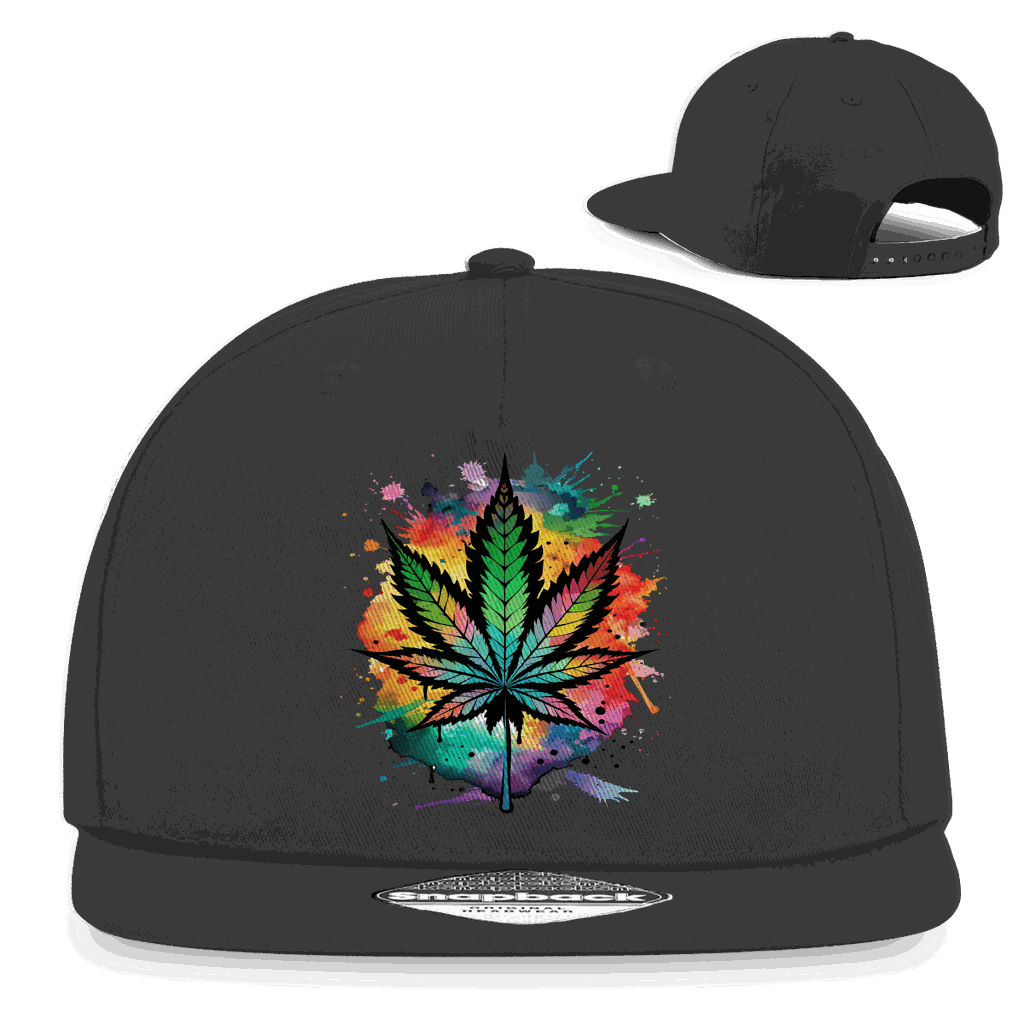 Snapback Rapper Cap - Colorful Leaf | Division420®