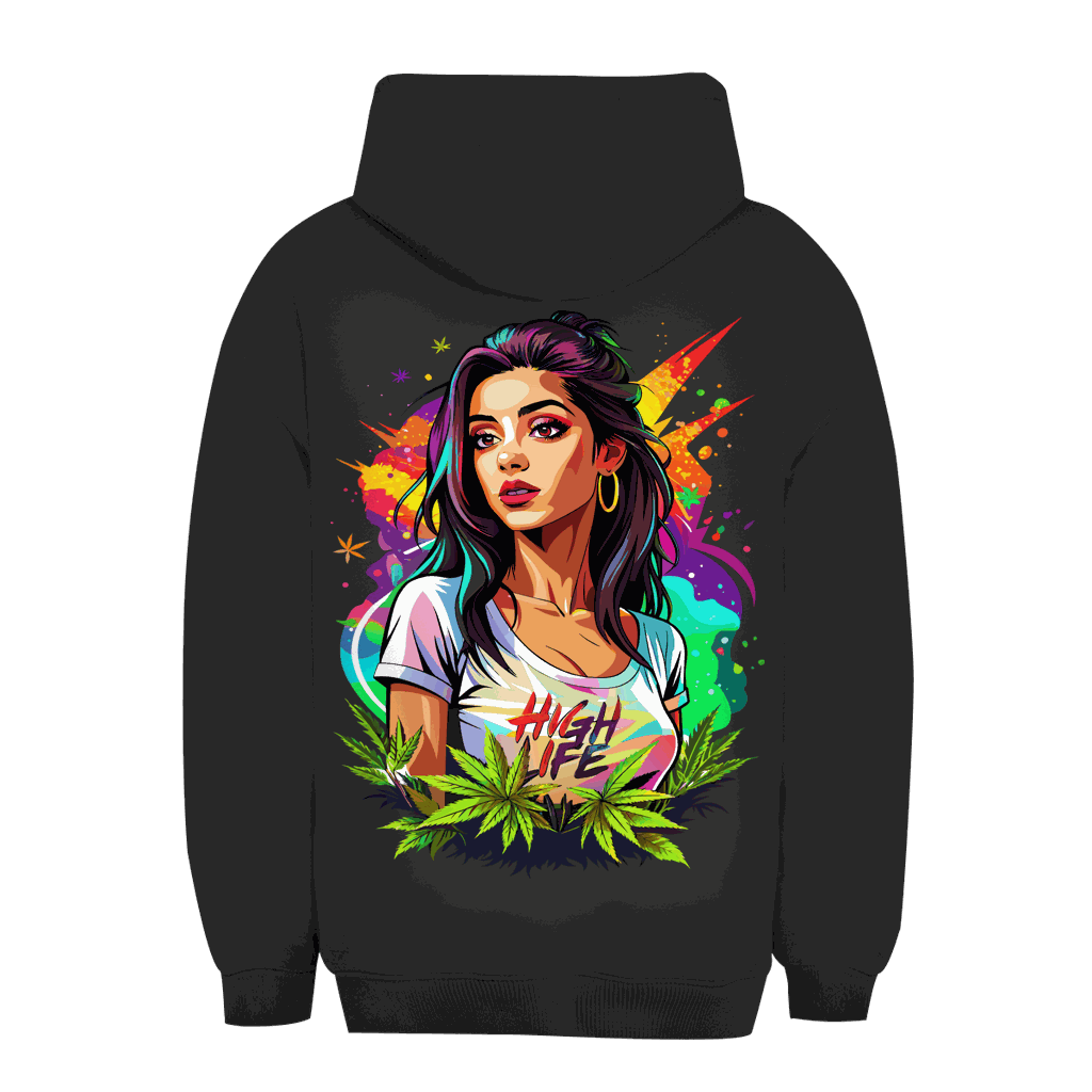 Division420 Unisex Oversize Hoodie High Live Girl urban style comfortable sustainable