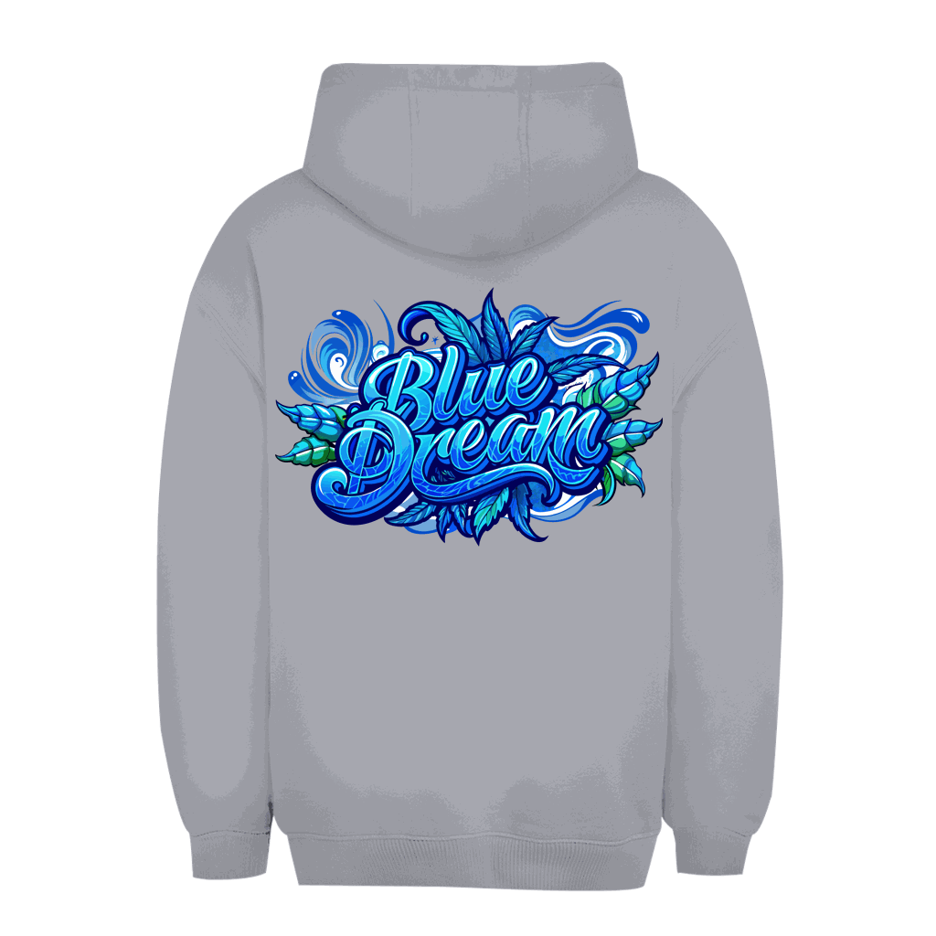 Division420 Unisex Oversize Blue Dream Hoodie with adjustable hood and kangaroo pocket
