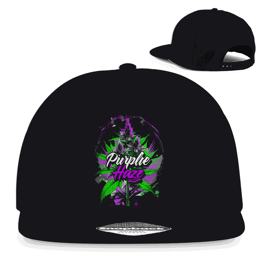 Snapback Rapper Cap - Purple Haze Strain | Division420®