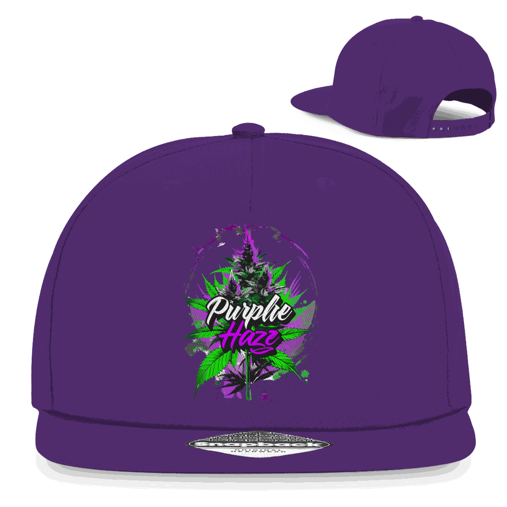 Snapback Rapper Cap - Purple Haze Strain | Division420®