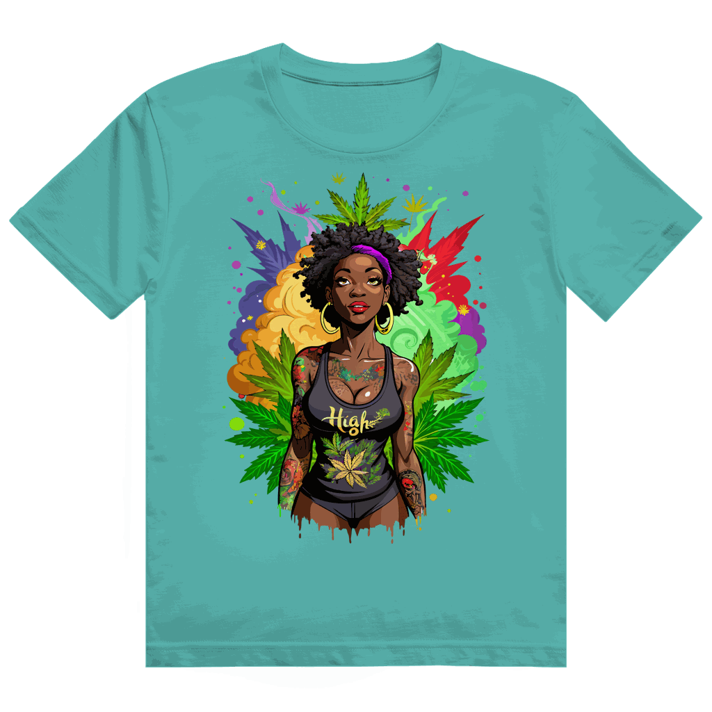Heavy Cotton T-Shirt - Sweet High Girl | Division420®